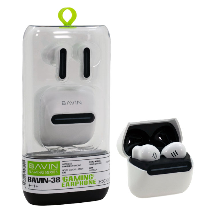 هندزفری بلوتوثی باوین BAVIN مدل BA-38 به همراه شارژر 9 وات