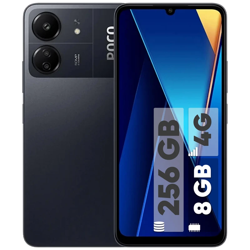 گوشی موبایل شیائومی مدل   Poco C65 4G دو سیم کارت ظرفیت 256 گیگابایت و رم 8 گیگابایت_گلوبال