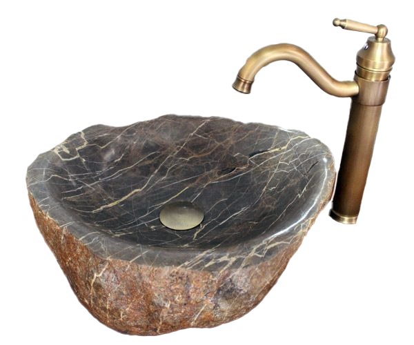 کاسه روشویی سنگی رودخانه ای